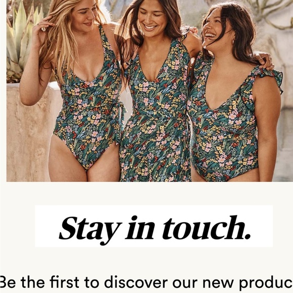 Summersalt Green and Pink One Piece V-Neck Swimsuit - Picture 10 of 14